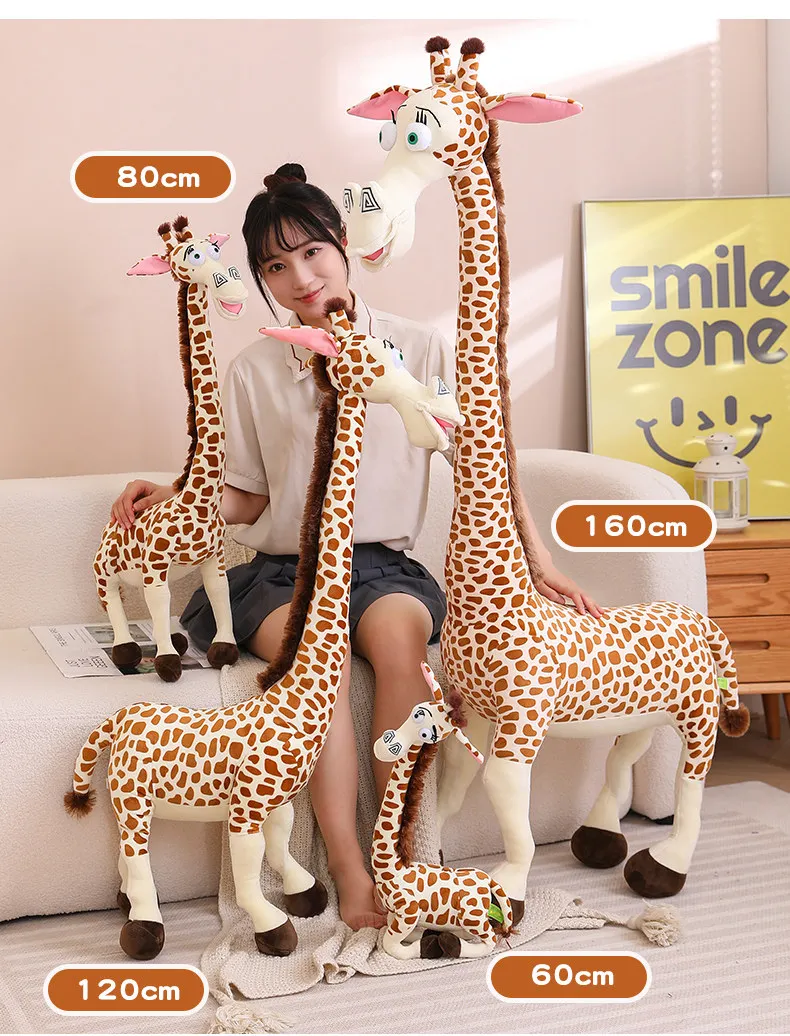 Tall Giraffe Stuffed Animal | 60 Cm Long Neck Giraffe Plush Toy -10