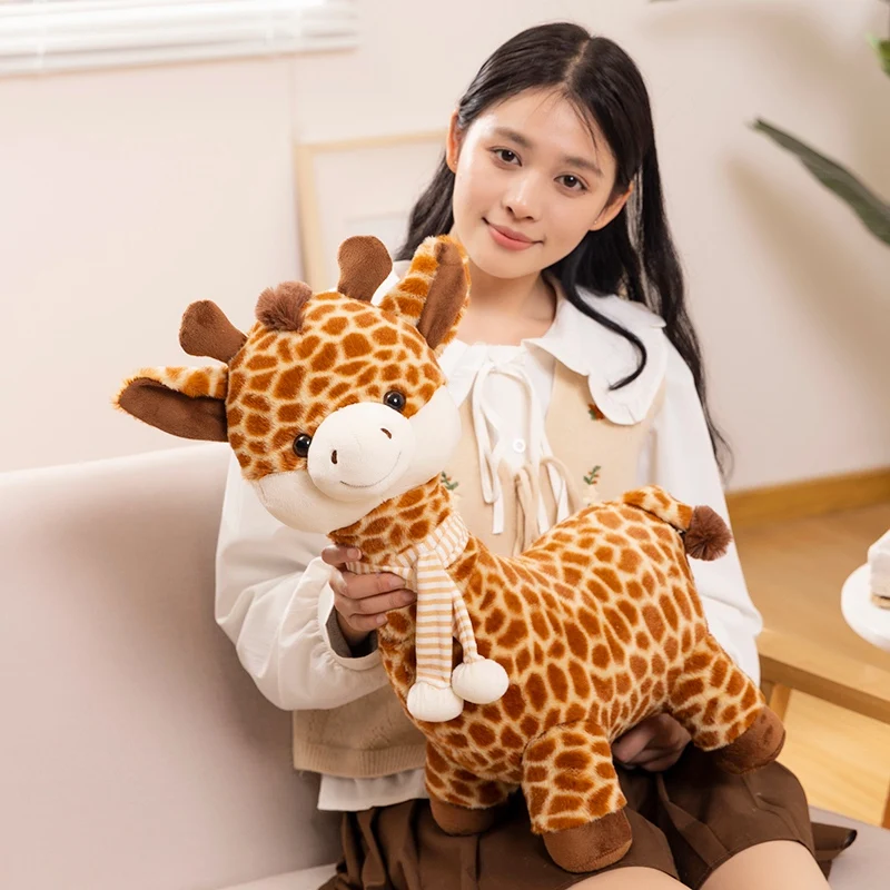 Baby Giraffe Stuffed Animal ｜ 30/45/55cm Giraffe Plush - Party Gift Zoo Plush Animal -5