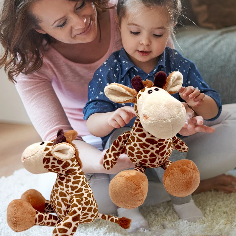 Weighted Giraffe Stuffed Animal | 9.8inch Giraffe Plush Toy - for Kids Christmas Gifts -3