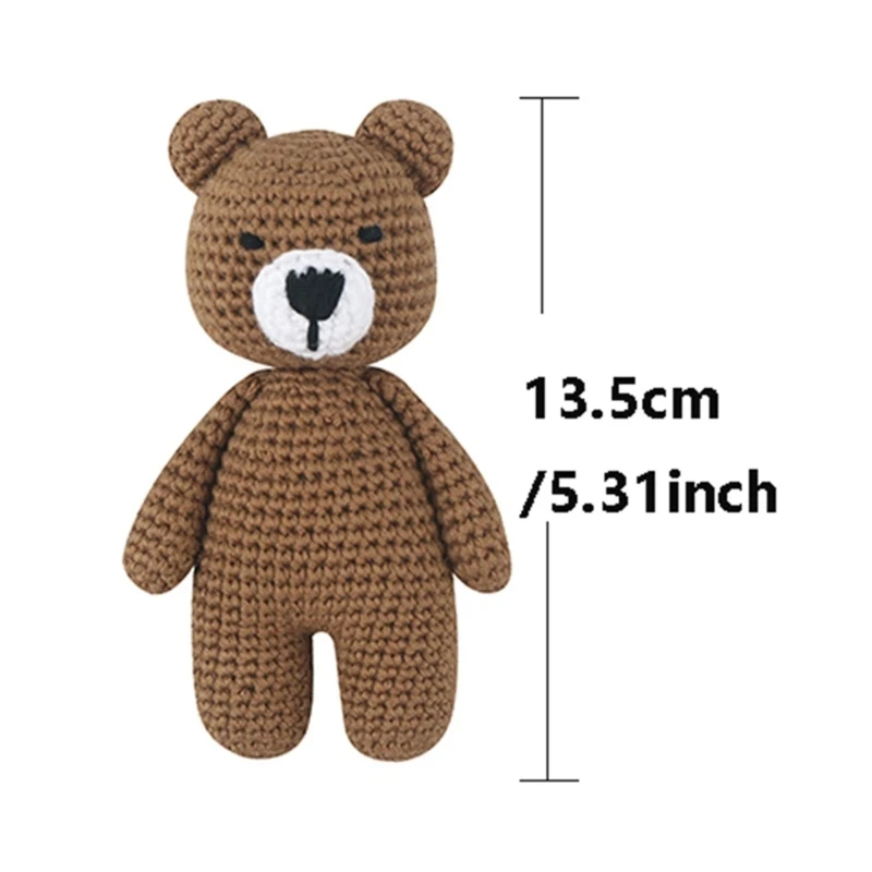 Safe material crochet bear