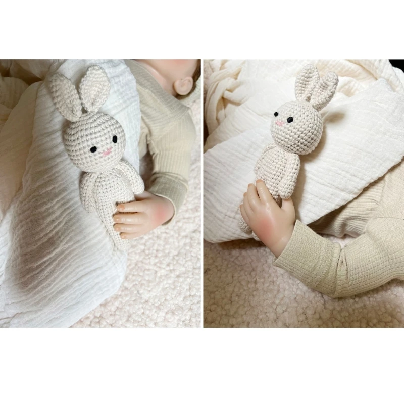 cotton plush bunny toy for playtime