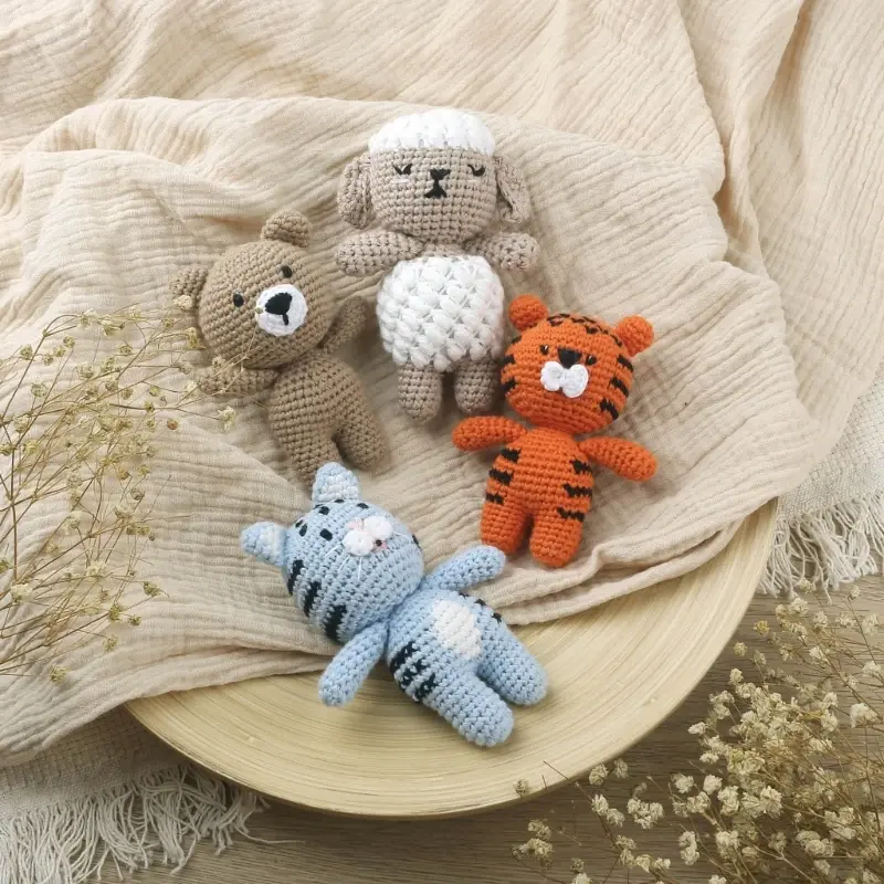 crochet animal plush toys for babies