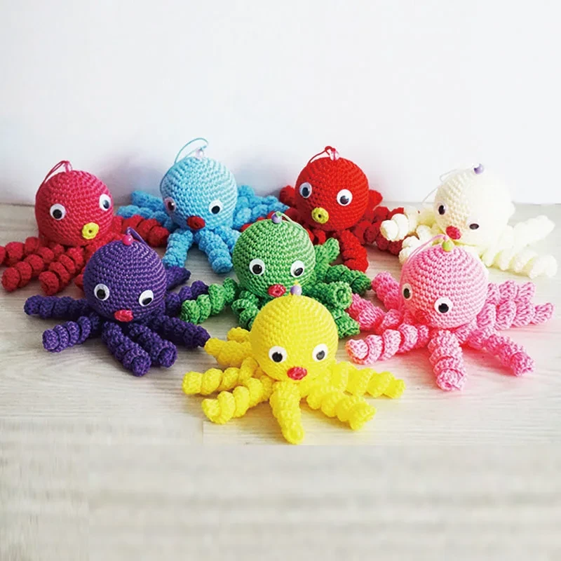 crochet plush octopus doll