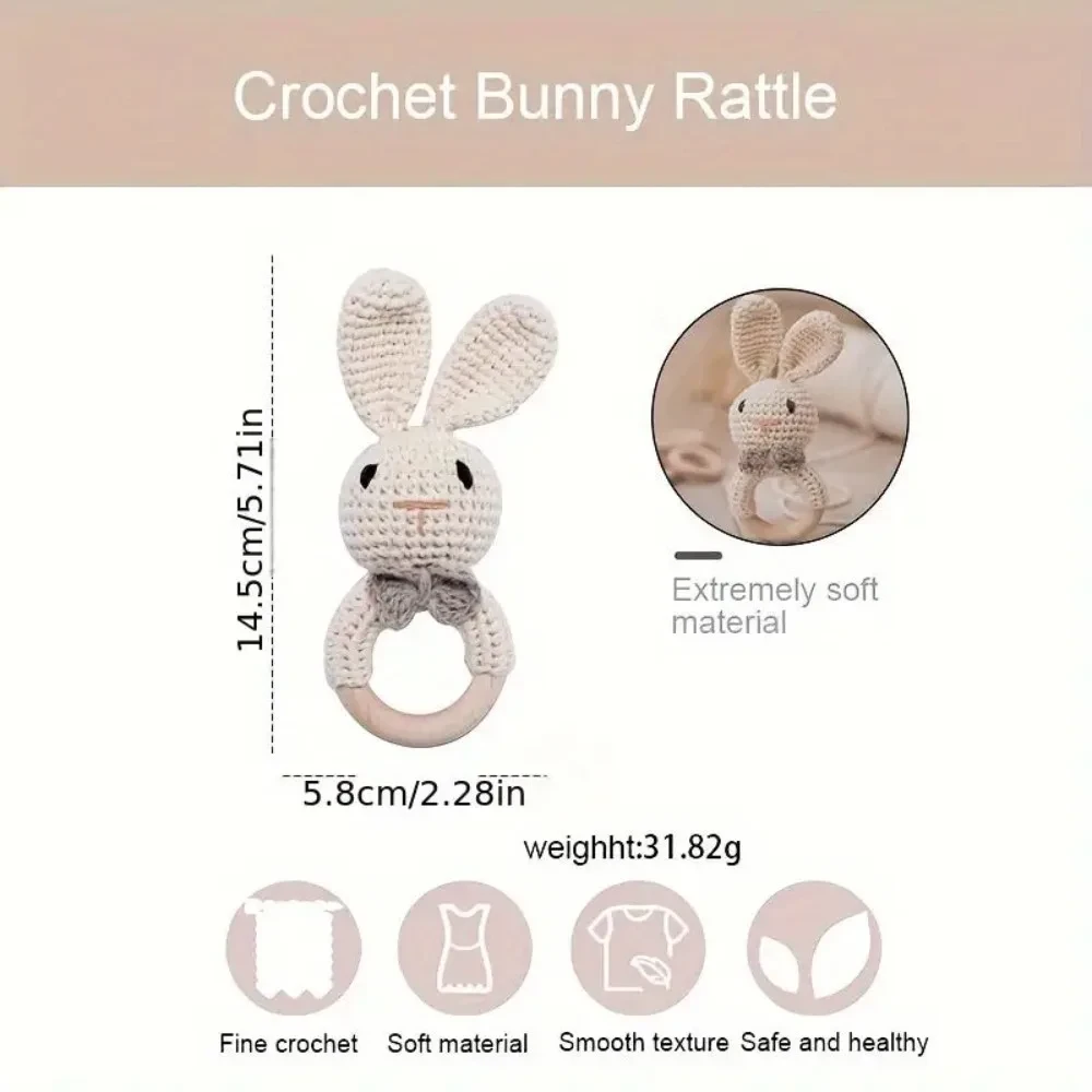 eco friendly crochet rattles