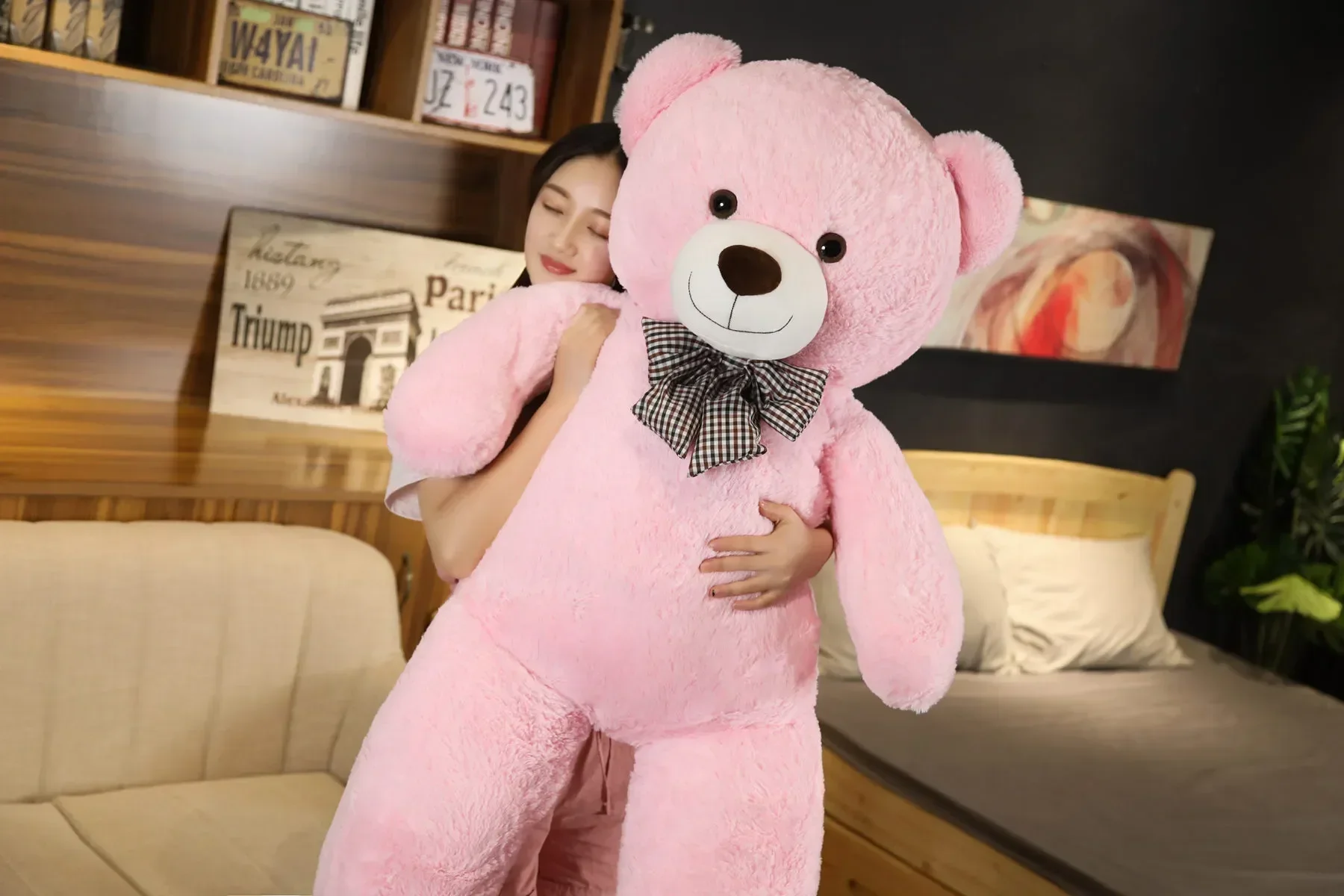 130cm plush bear for decoration