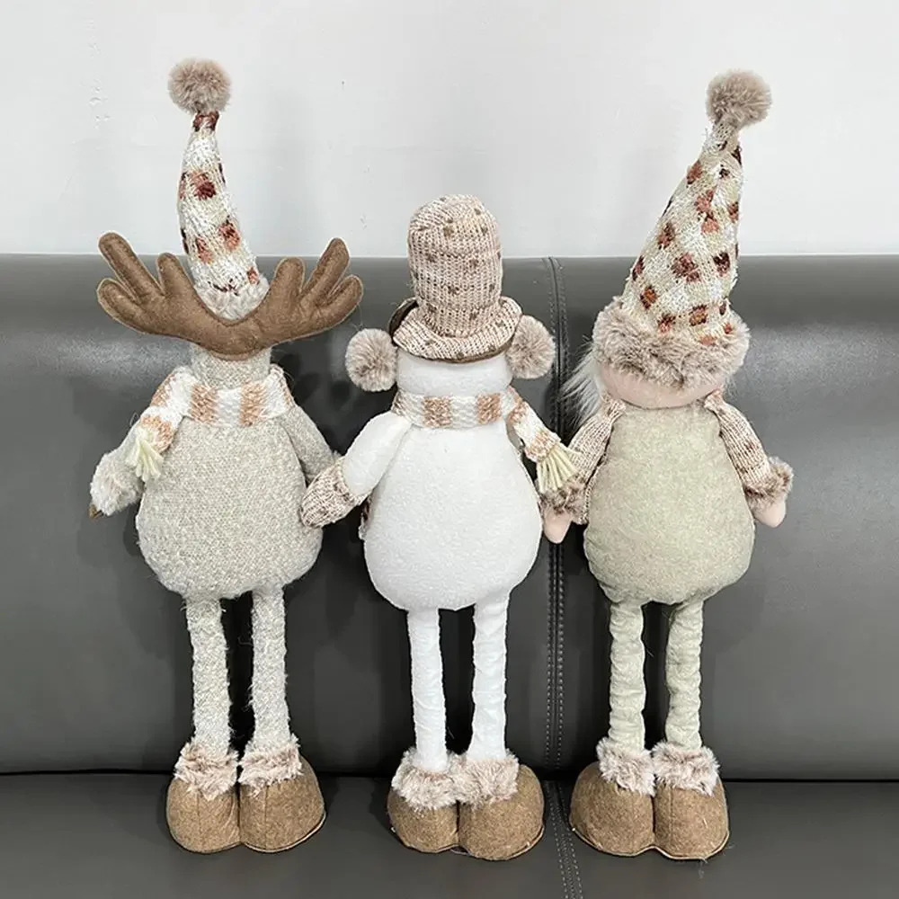 Adjustable standing Christmas plush doll