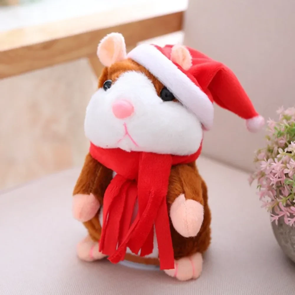 Adorable nodding hamster plush toy