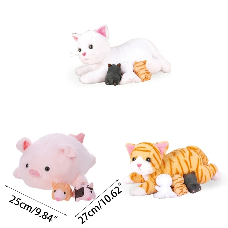 Adorable pig plush toy for animal lovers