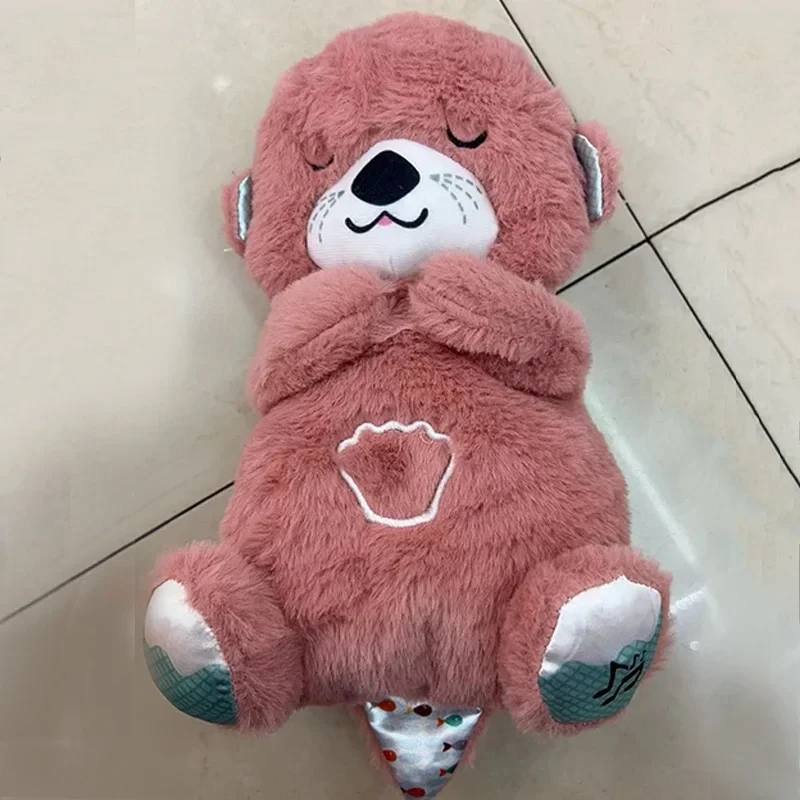 Baby plush doll breathing bear