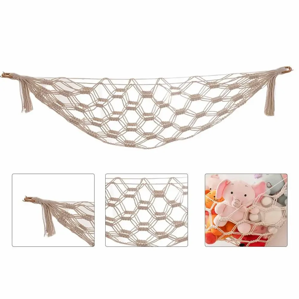 Bohemian style toy net organizer