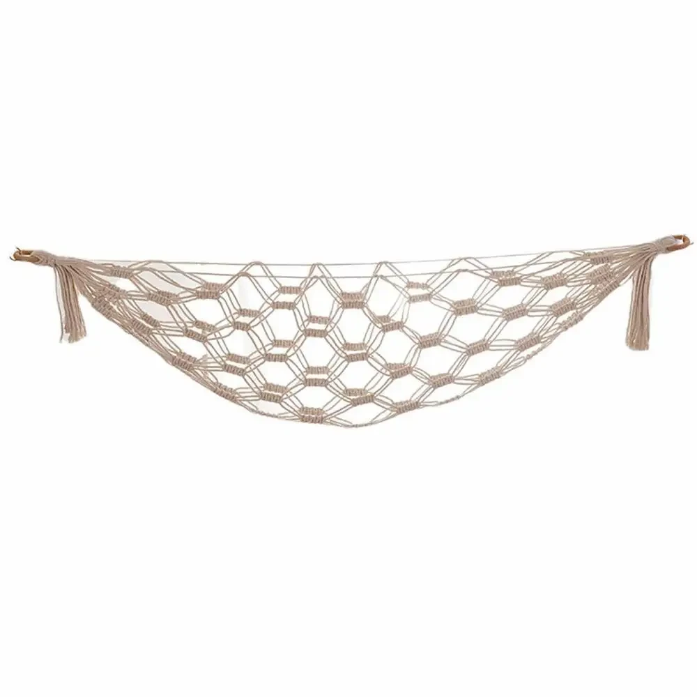 Boho decor toy storage net