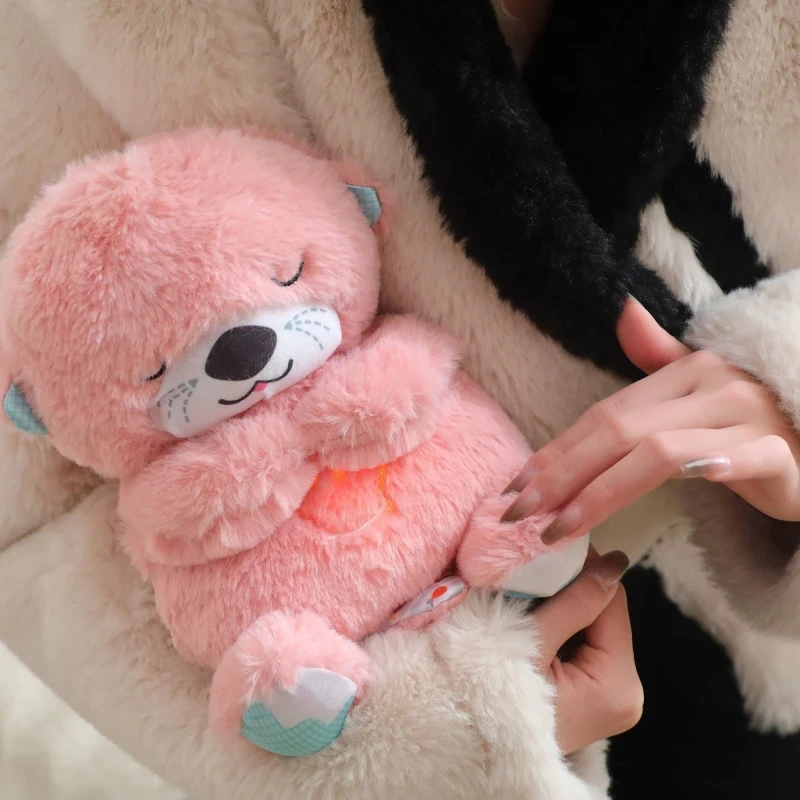 Breathing bear plush for kids