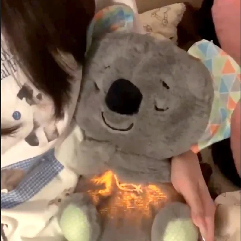 Childrens cuddly plush with calming functions