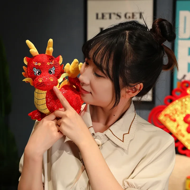 Chinese dragon plush toy for collectors