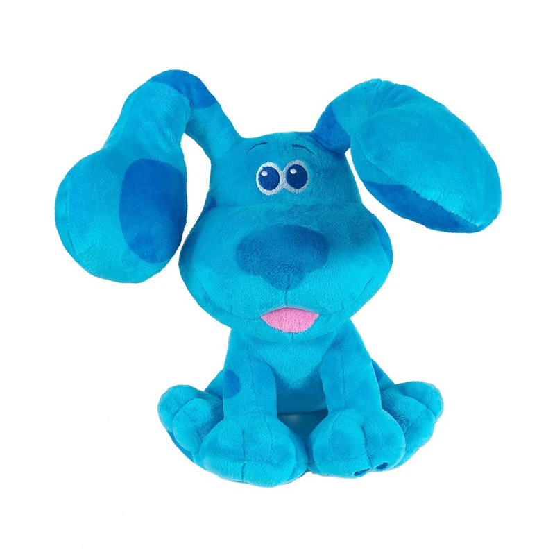 Colorful plush dog characters