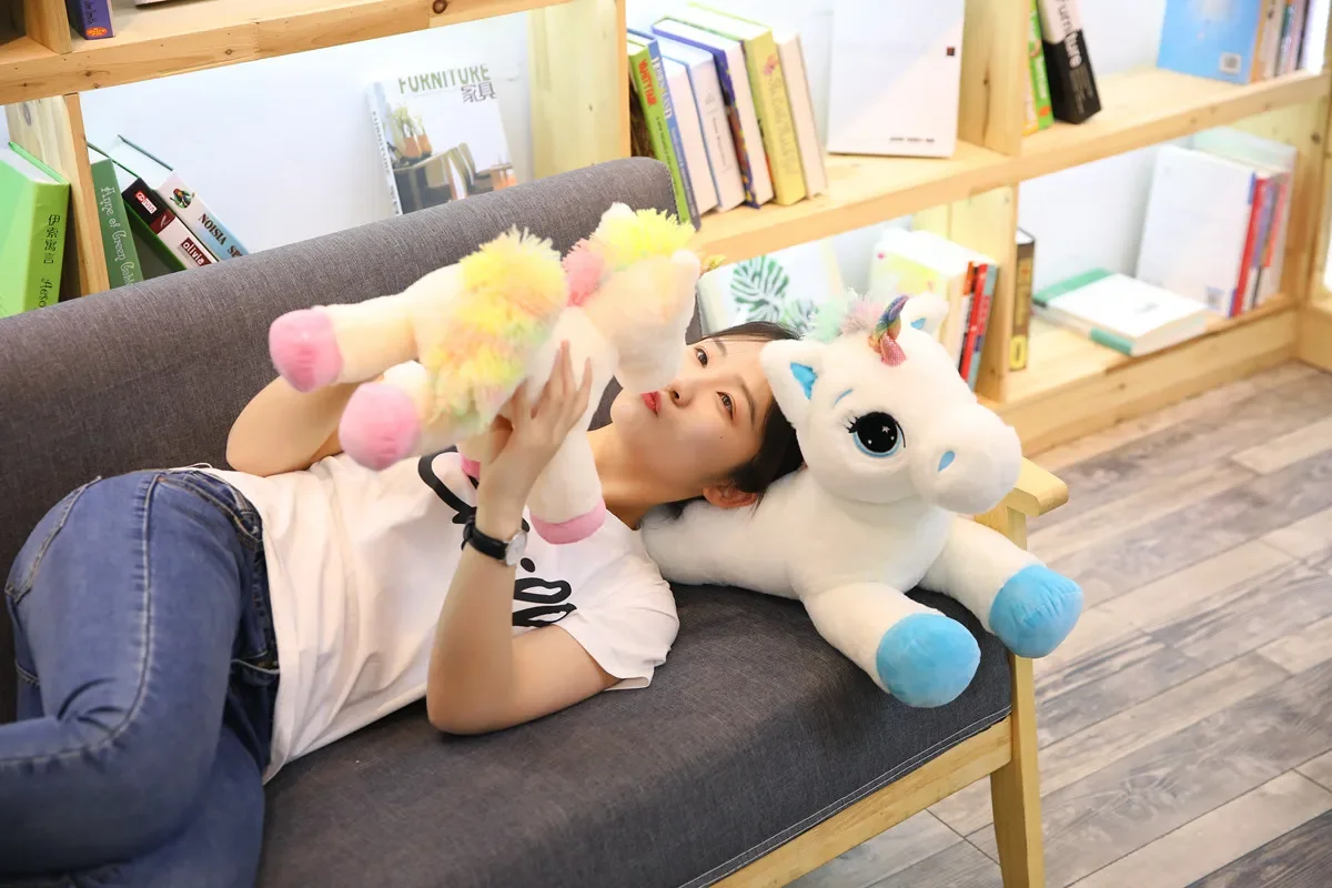 Comfortable unicorn cushion for home