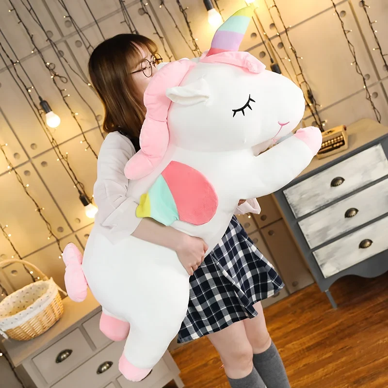 Comfortable unicorn pillow for toddlers