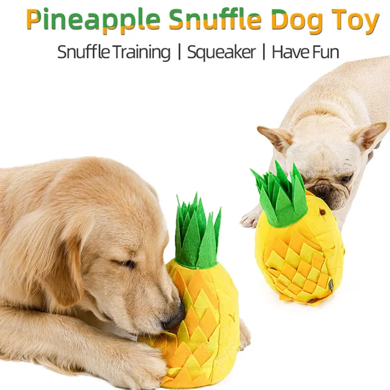 Cotton dog toy with squeaker