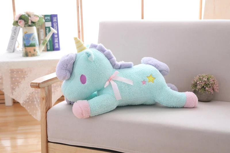 Cozy unicorn pillows for bedtime