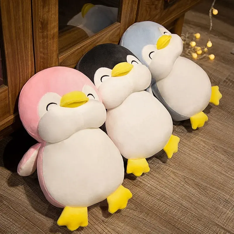 Cuddly penguin plush for decor