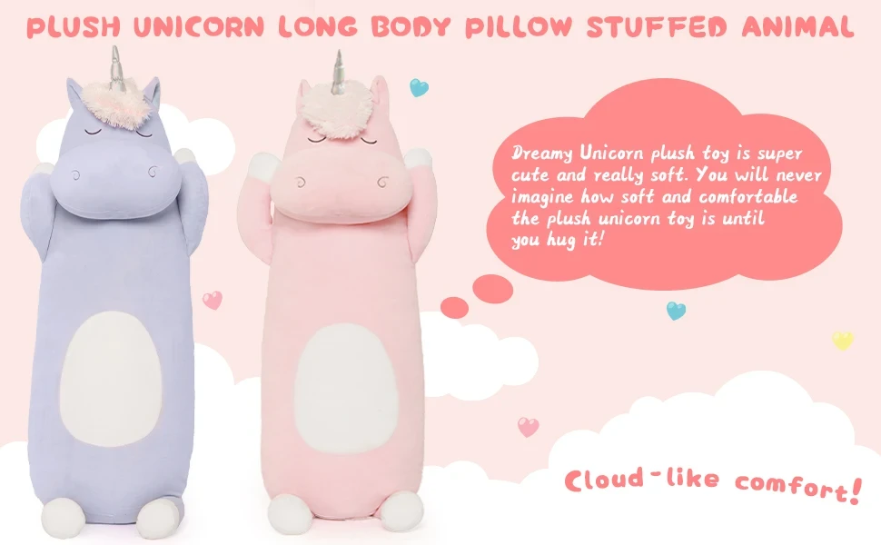 Cuddly unicorn stuffed animal gift 1