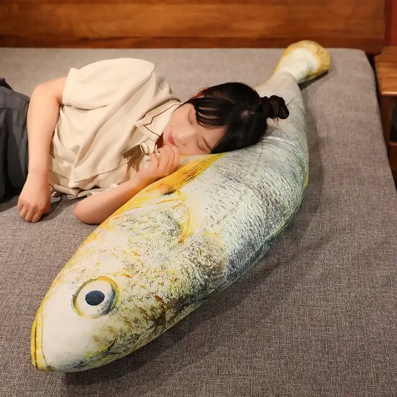 Cute and cozy croaker fish toy