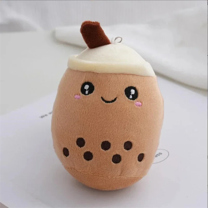 Cute plush bubble tea pillow