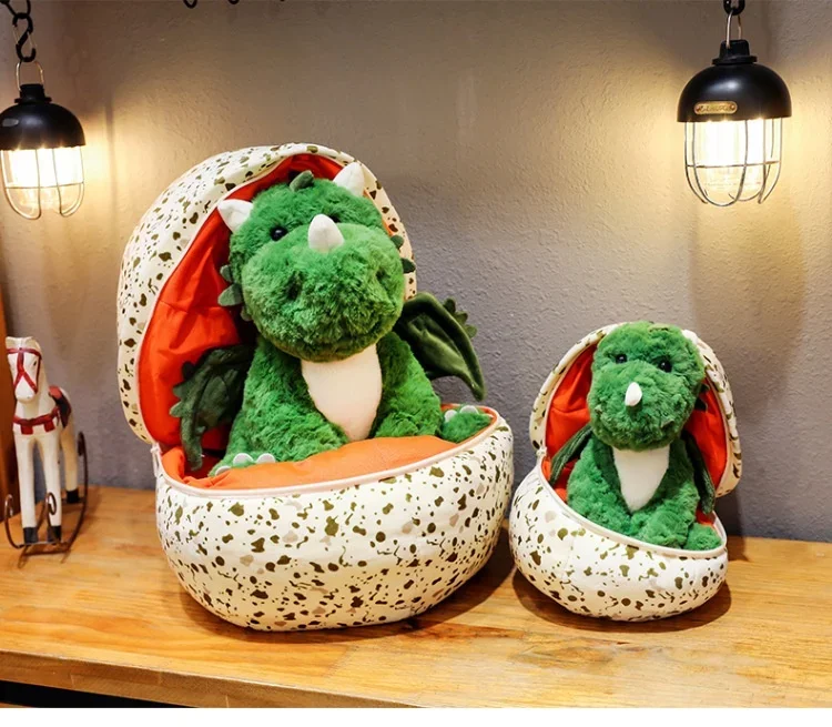 Dinosaur egg plush toy 1