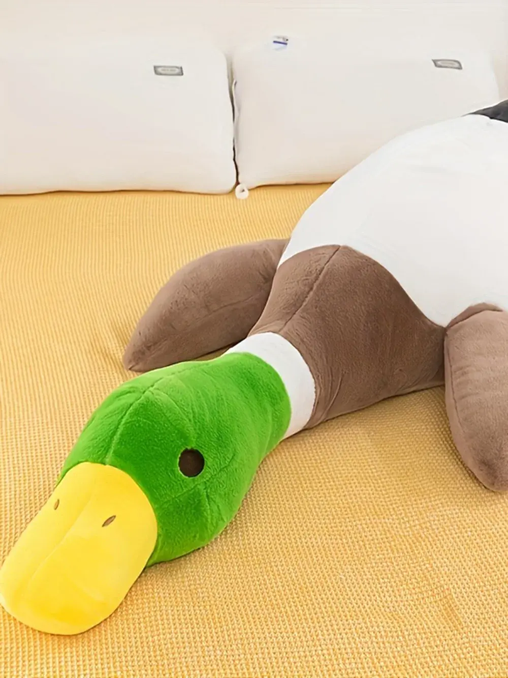 Duck plush sleep pillow for children