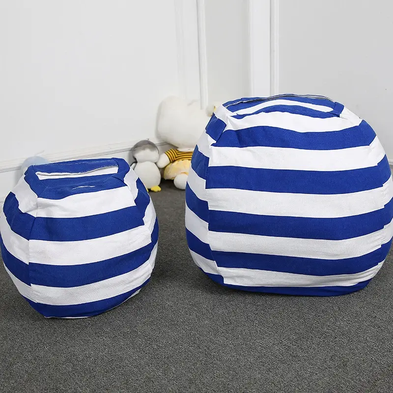 Durable polyester storage beanbag set