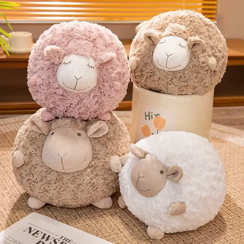 Fluffy lamb plushie doll