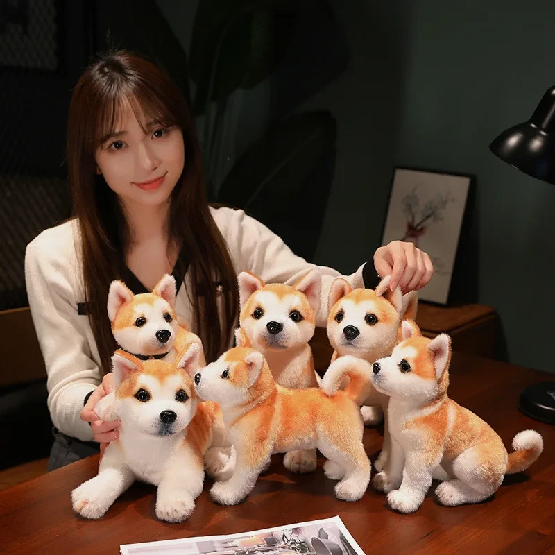 Fluffy puppy dolls for children