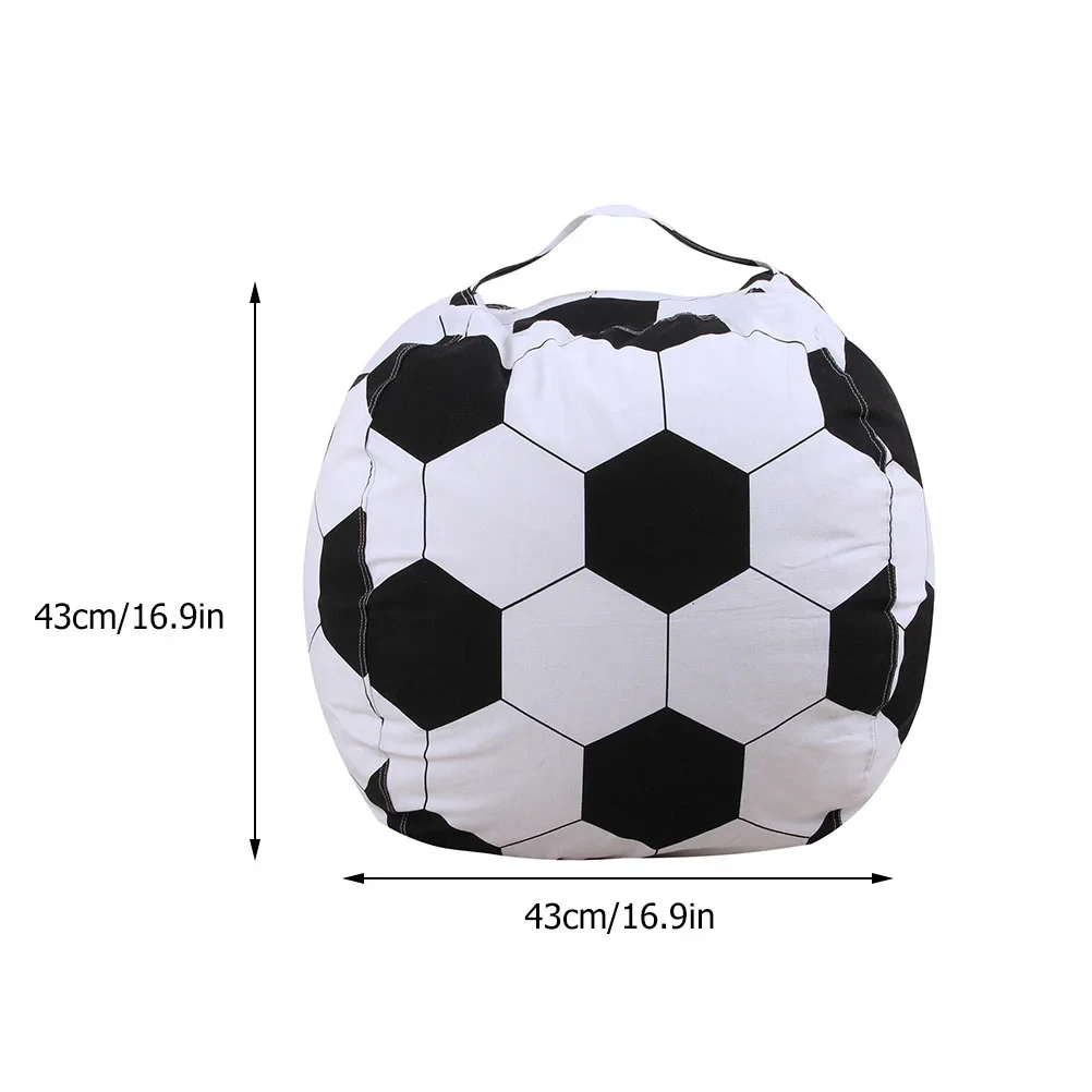 Fun football pattern storage bag for toys