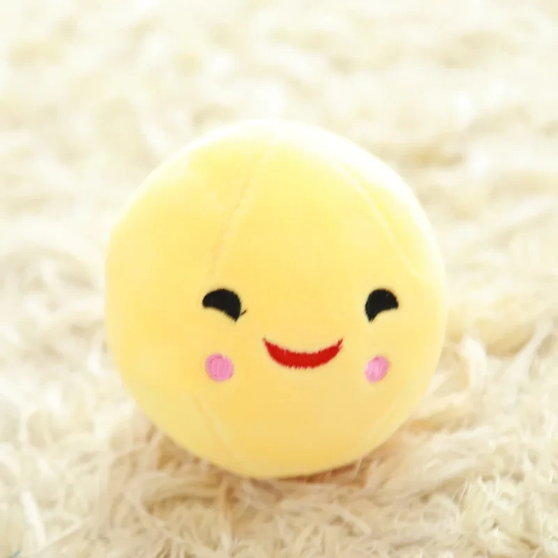 Funny bean shaped plush accessory