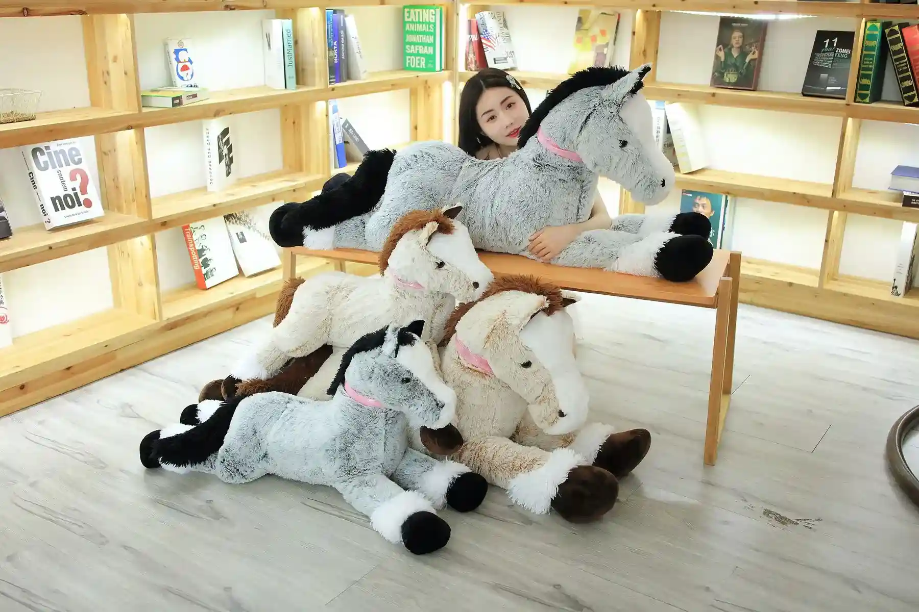 Giant unicorn plush toy for kids