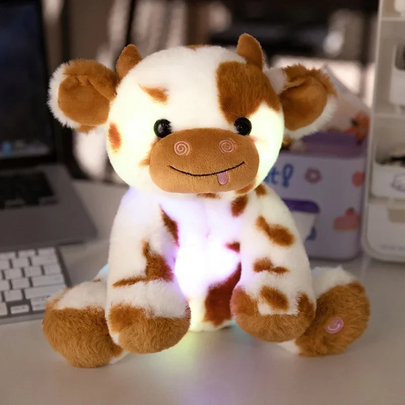 Glowing cow plush toy