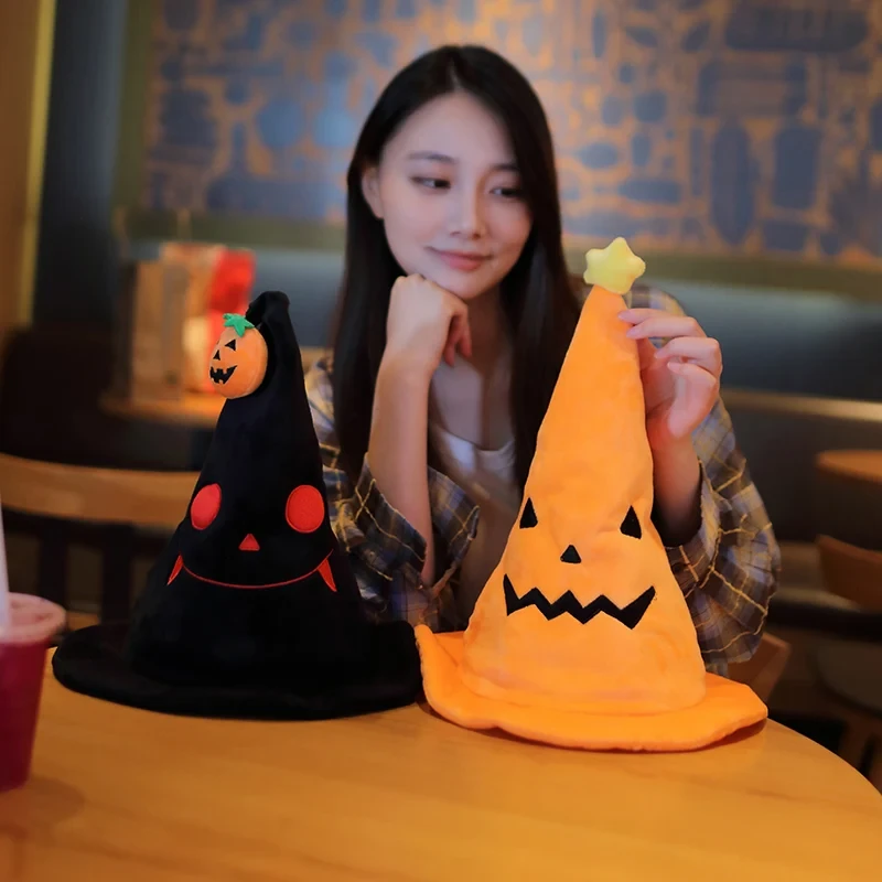 Halloween pumpkin stuffed hat