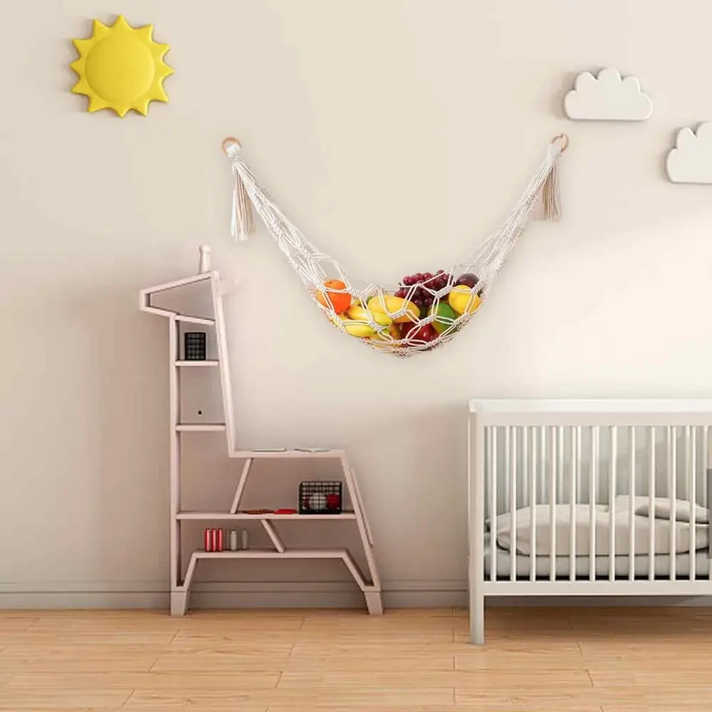 Hanging toy storage hammock 1