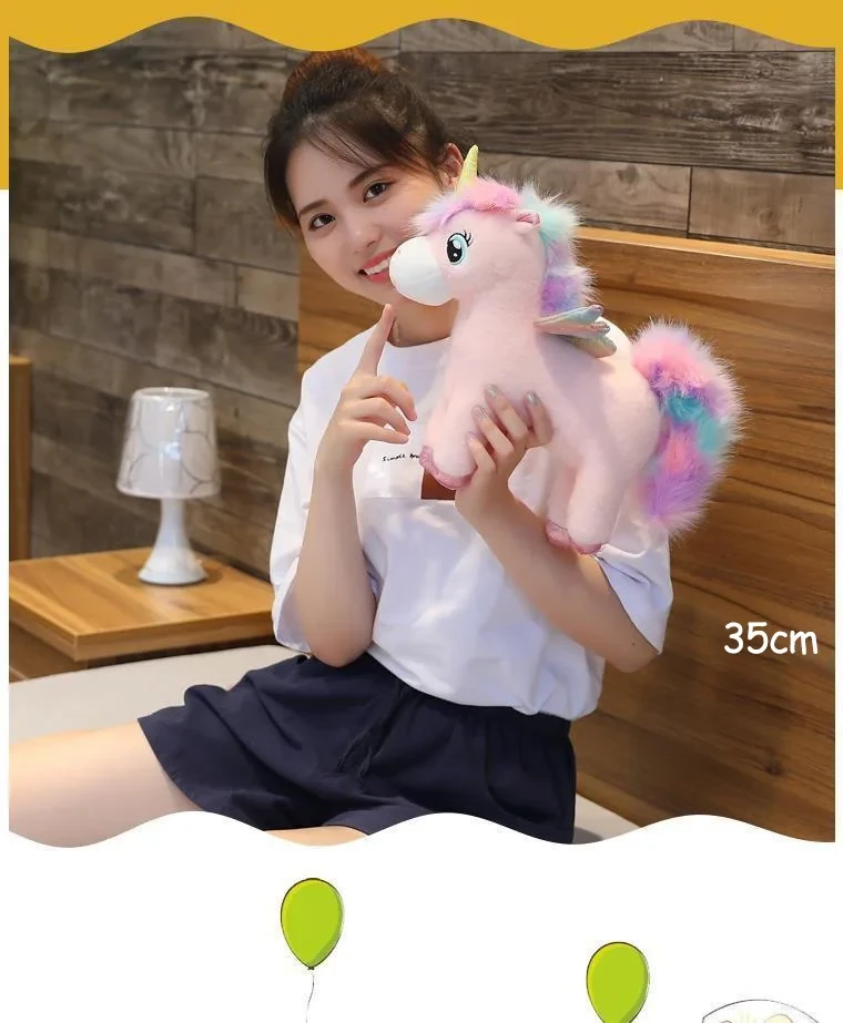 High quality cotton stuffed unicorn