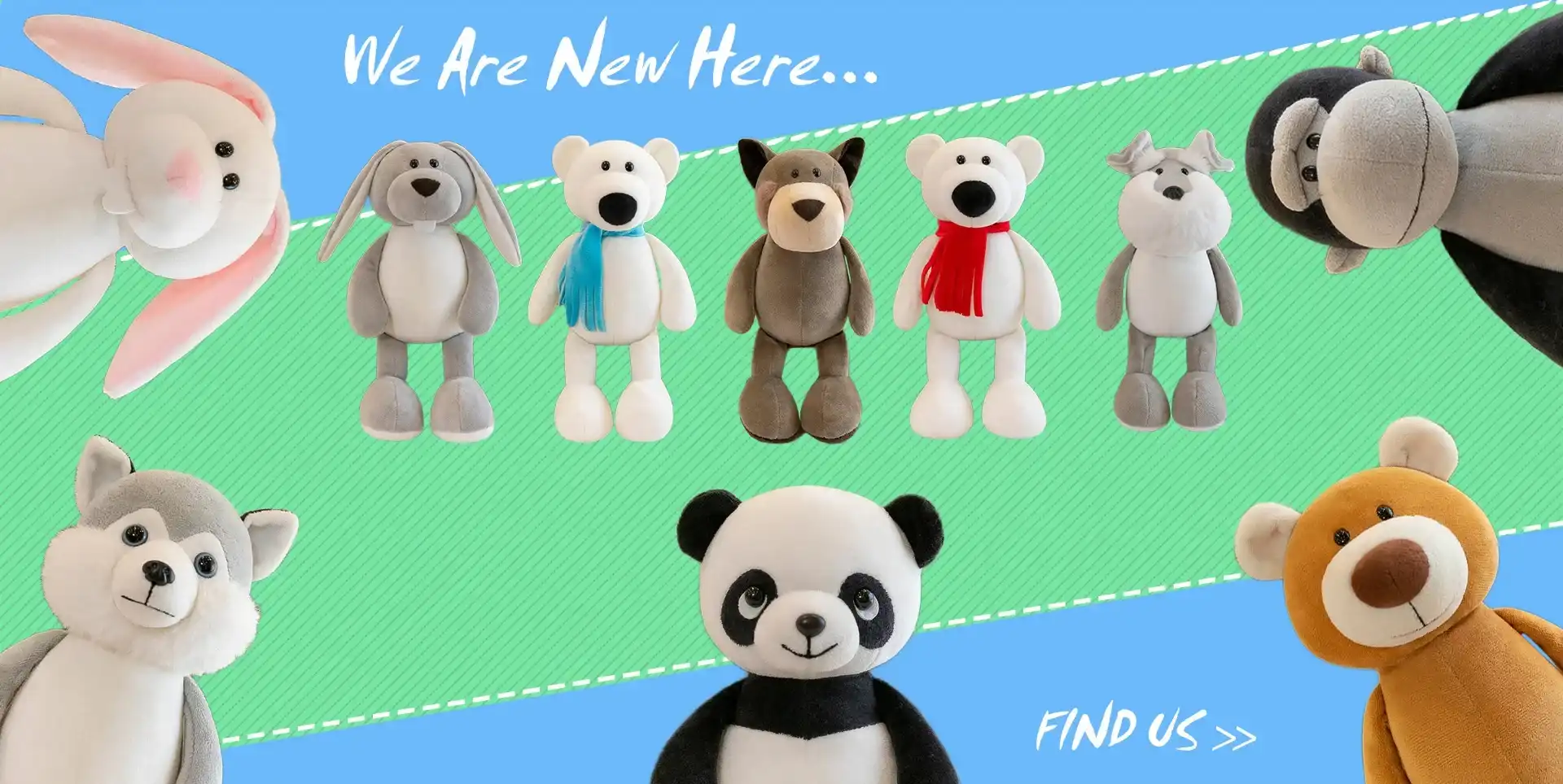 High quality plush dolls for babies