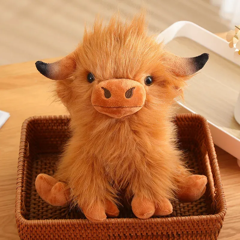 Highland Cow plushie gift for kids