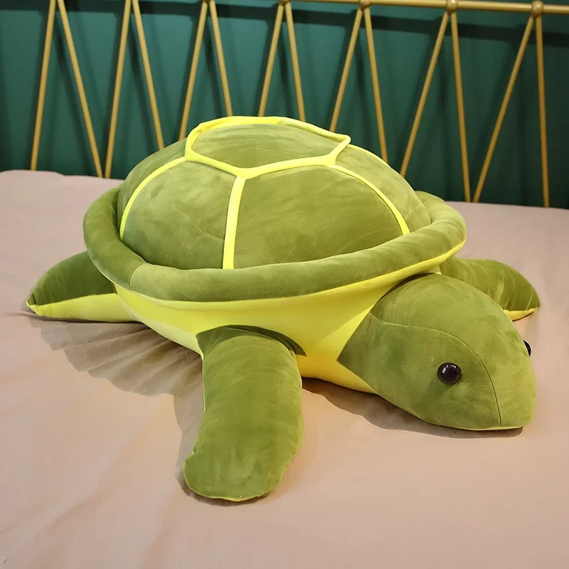 Huggable tortoise toy for bedtime