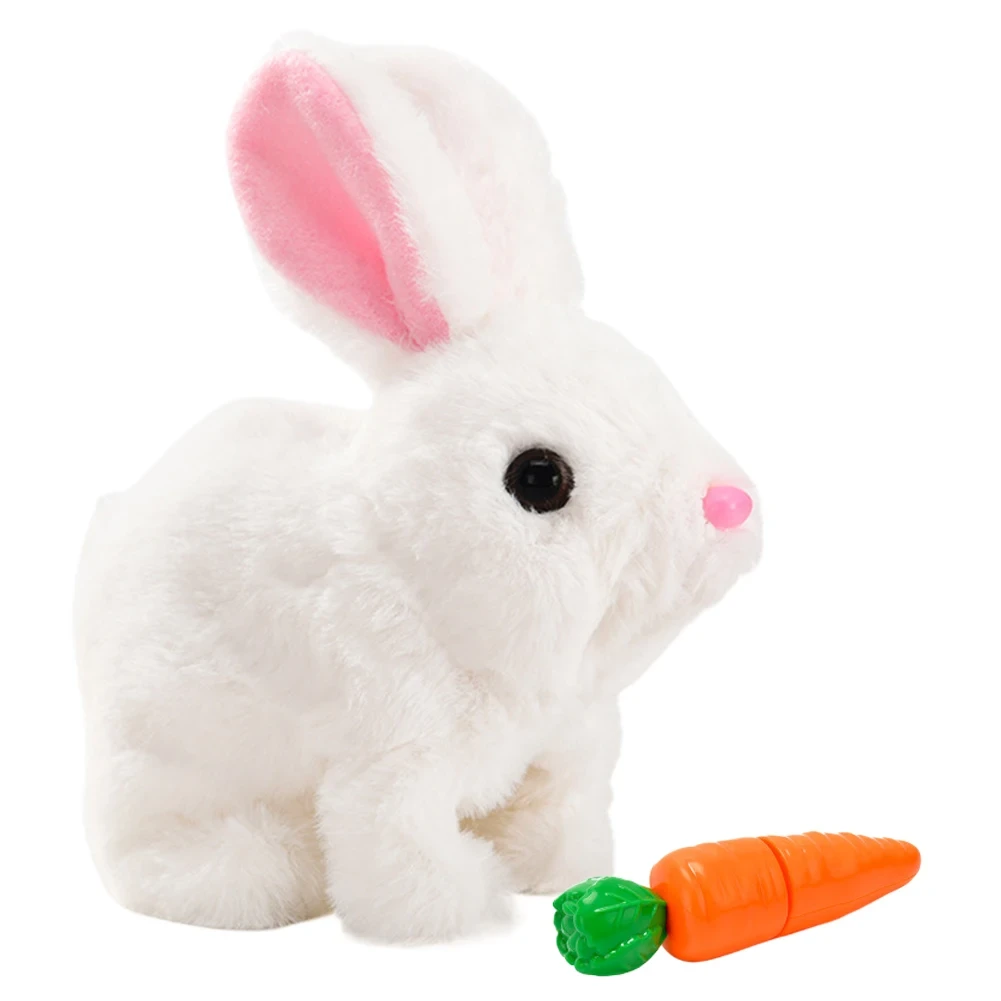 Interactive Plush Rabbit Toy with Sounds