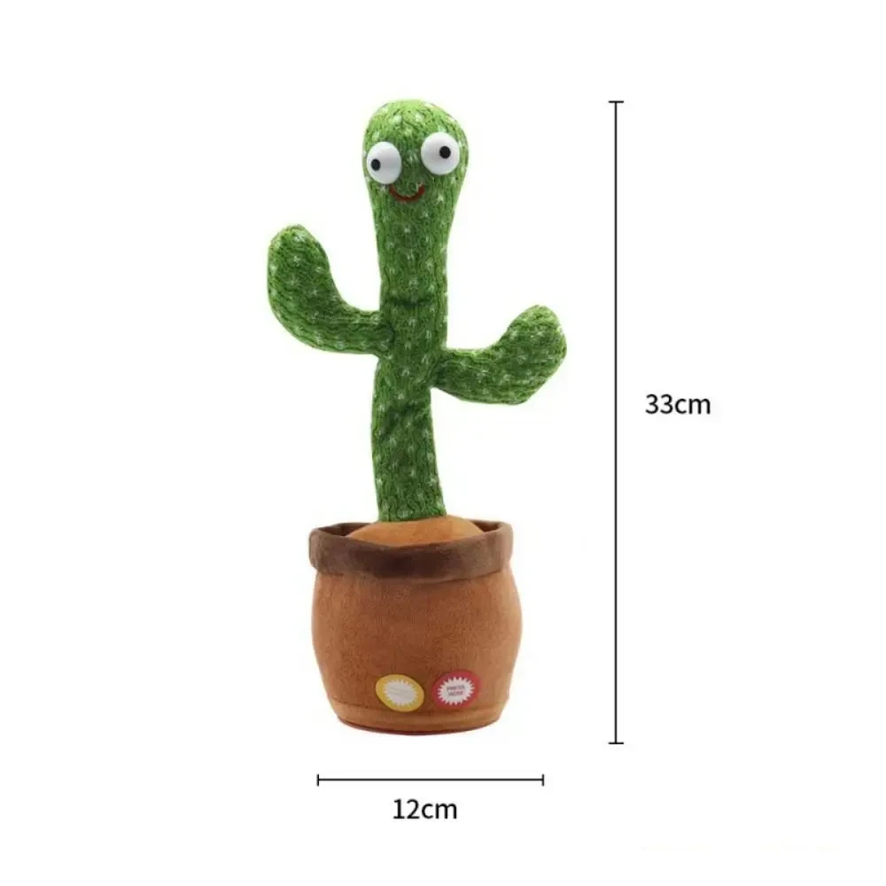 Interactive Plush Talking Cactus