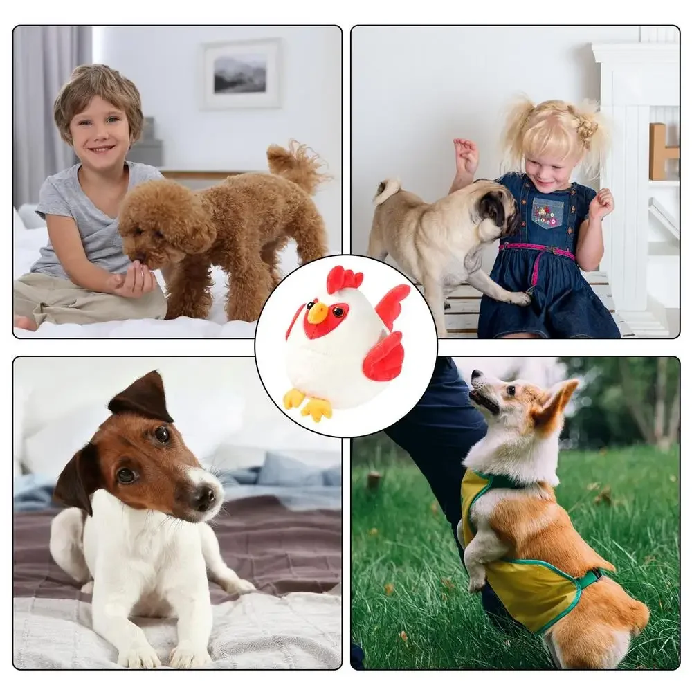 Interactive plush dog toy for engaging play