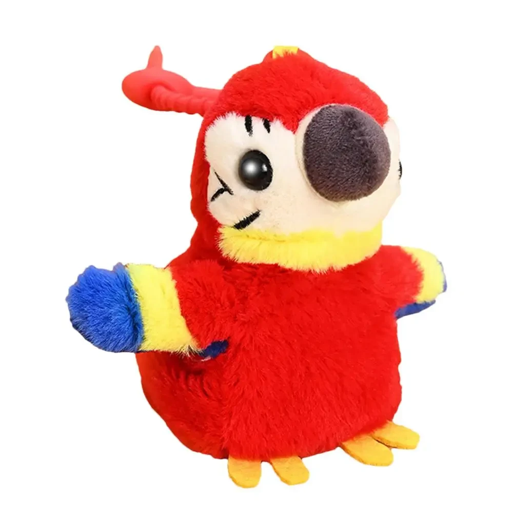 Interactive talking parrot plush toy