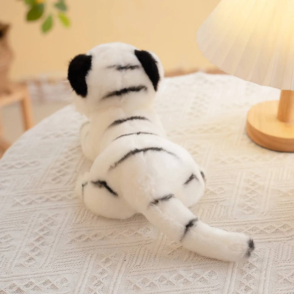 Kawaii White Tiger Plush Toy