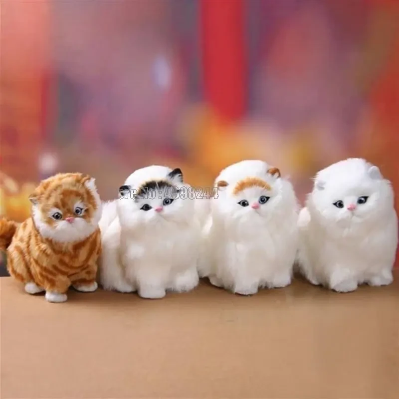 Kawaii cat plush toy with sound