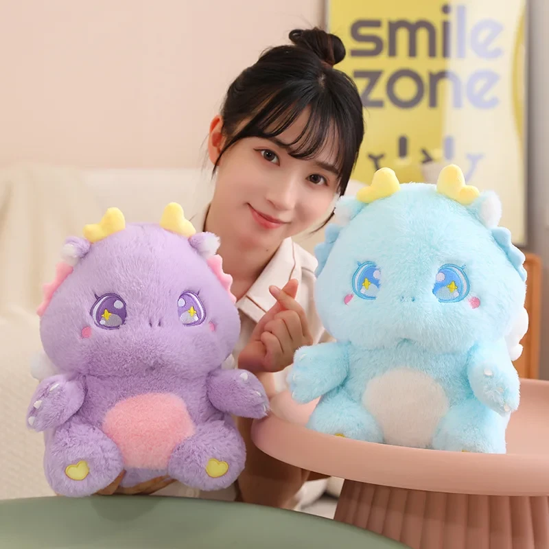 Kawaii dinosaur plushie for kids