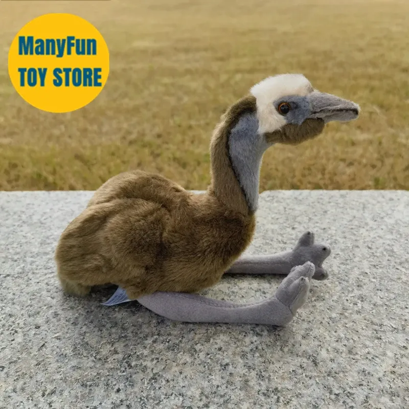 Kawaii emu plush toy for imaginative play